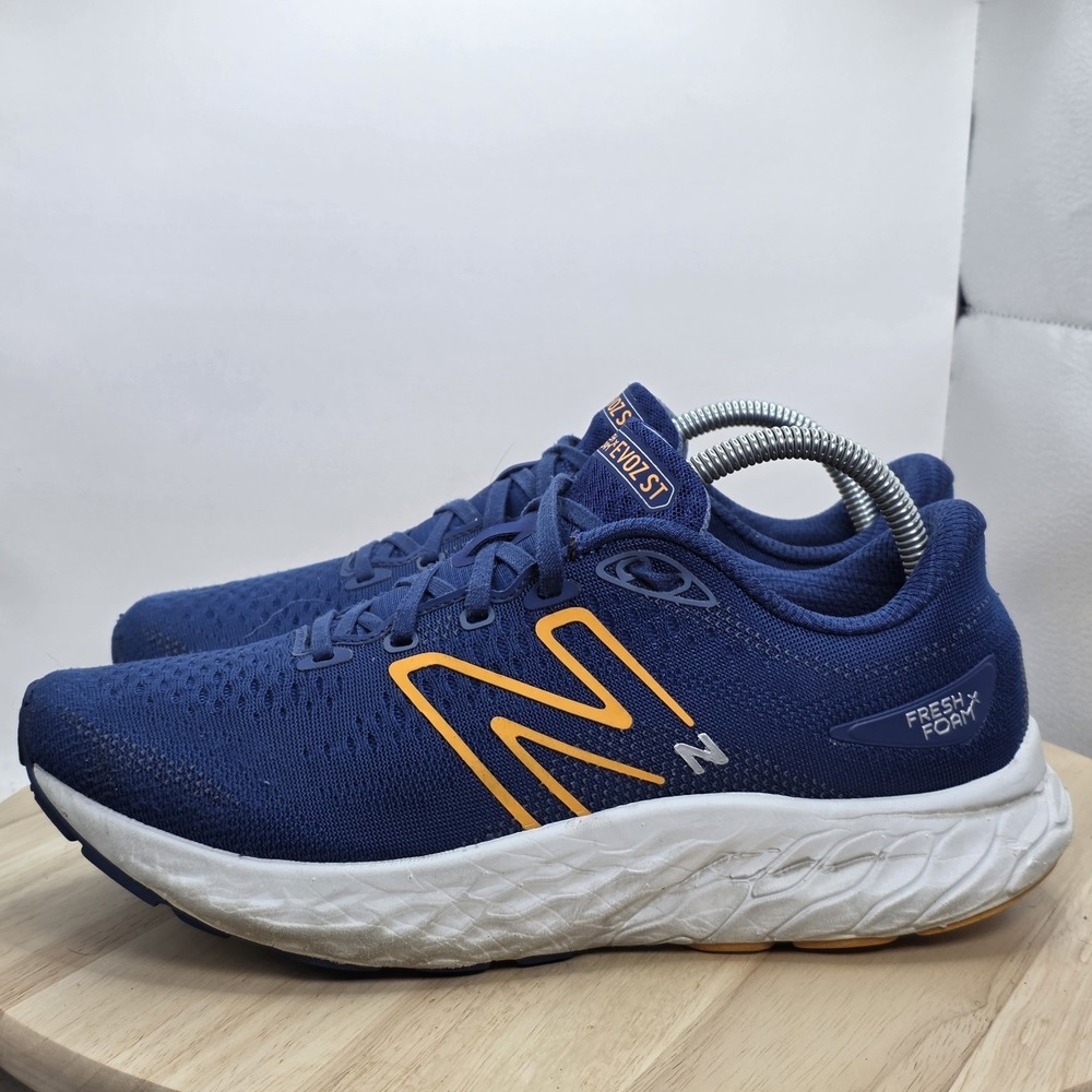 Mens Size 8 - New Balance Fresh Foam X Evoz ST Blue‎ Athletic Running Shoes